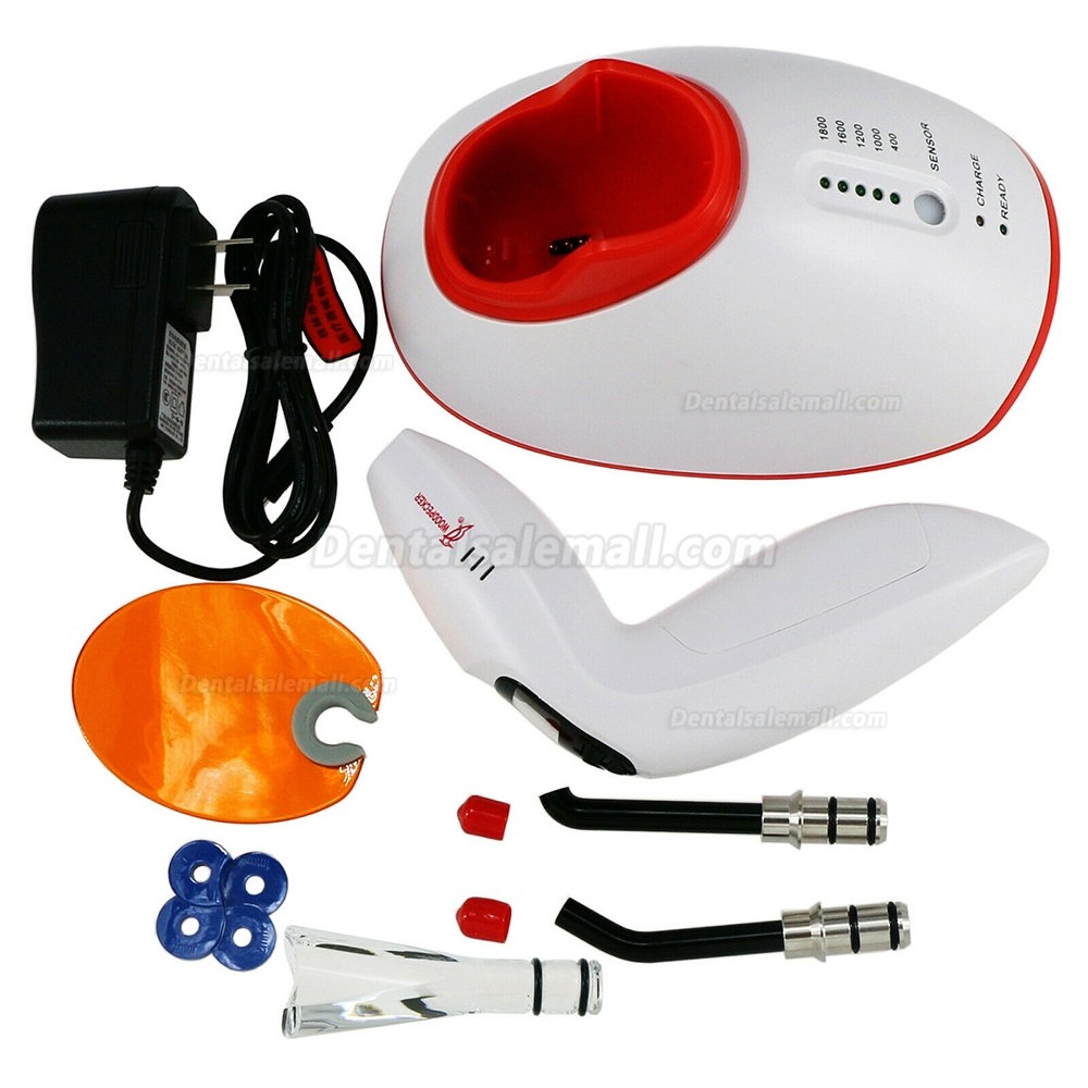 100% Original Woodpecker LED.F Dental 3 Sec LED Curing Light with Light Meter Tester & Teeth Whitening Function